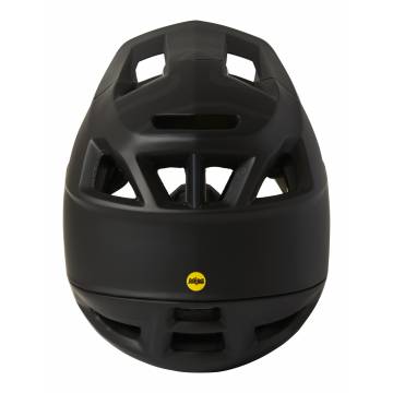 FOX Mountainbike Fullface Helm Proframe | schwarz matt | 26798-001 Ansicht Rückseite