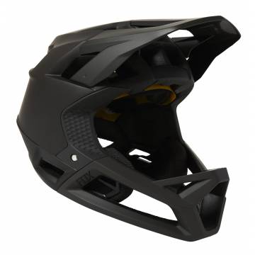 FOX Mountainbike Fullface Helm Proframe | schwarz matt | 26798-001 Seitenansicht