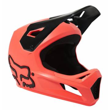 FOX MTB Downhill Helm Rampage | rot orange | 27509-050 Seitenansicht
