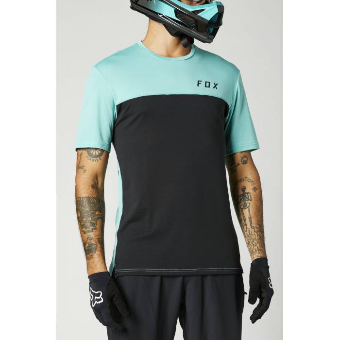 FOX MTB Jersey Flexair Delta | kurzarm | schwarz blau | 27301-001