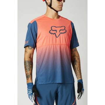 FOX MTB Jersey Flexair | kurzarm | schwarz weiß | 27302-050