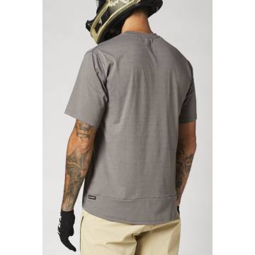 FOX MTB Jersey Ranger Powerdry | kurzarm | grau | 27427-052 Ansicht Rückseite