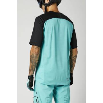 FOX MTB Jersey Defend | kurzarm | weiß schwarz blau | 27630-176 Ansicht Rückseite