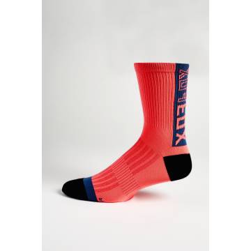 FOX MTB Socken Ranger | 6" lang | neon rot