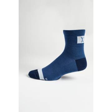 FOX MTB Socken Flexair Merino | 4" lang | dunkelblau | 27424-034
