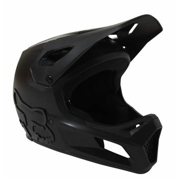 FOX Kinder MTB Fullface Helm Rampage | schwarz | 27618-021 Seitenansicht