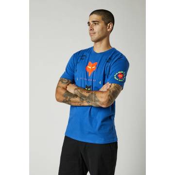 FOX Herren Premium T-Shirt Mawlr | blau | 26958-159 Ansicht Vorderseite