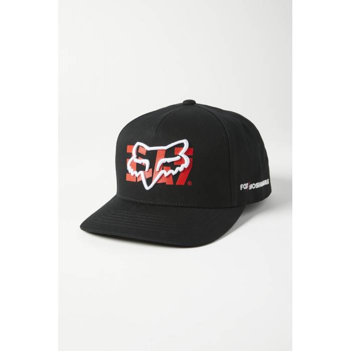 FOX Cap Yoshimura | Snapback | schwarz | 26952-001 FOX Cap Yoshimura | Snapback | schwarz | 26952-001
