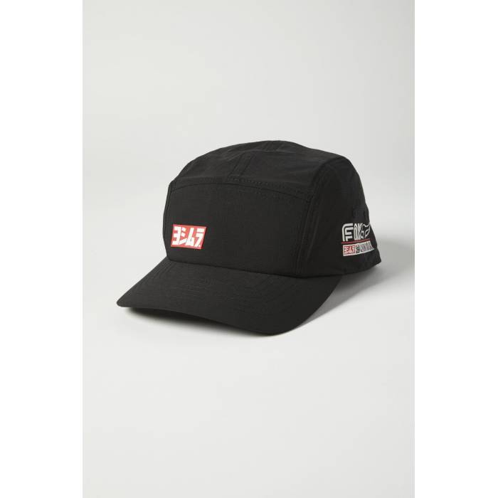 FOX Cap Yoshimura 5 Panel | Snapback | schwarz | 27677-001 FOX Cap Yoshimura 5 Panel | Snapback | schwarz | 27677-001