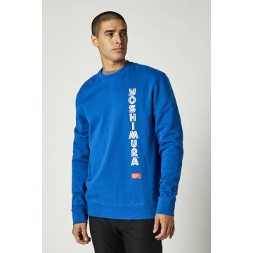 FOX Pullover Herren Yoshimura Crew | blau | 26953-159