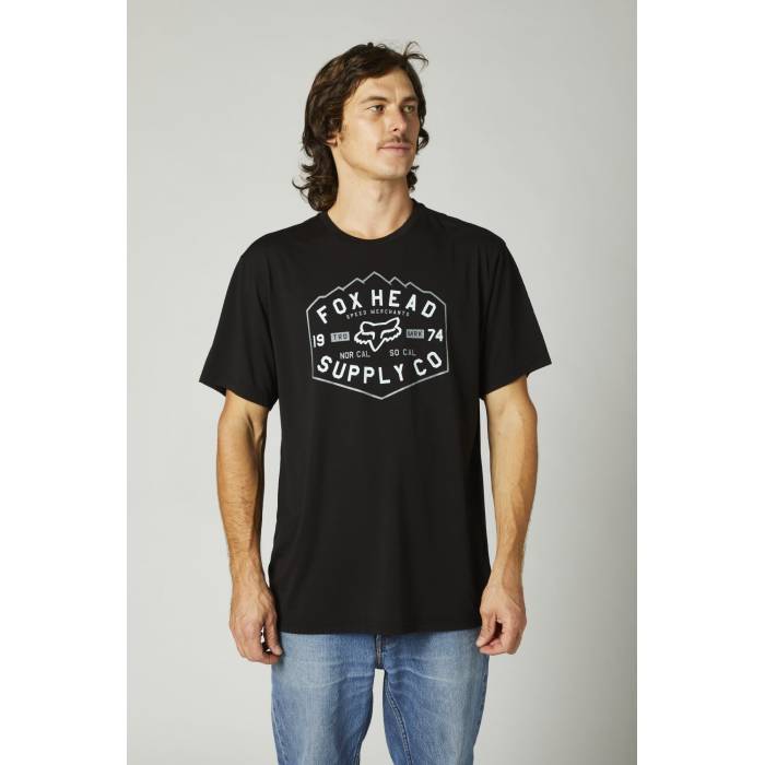 FOX Tech T-Shirt Backbone | schwarz | 26974-001 FOX Tech T-Shirt Backbone | schwarz | 26974-001