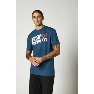 FOX Basic T-Shirt Wayfarer | dunkelblau | 26997-203 Seitenansicht
