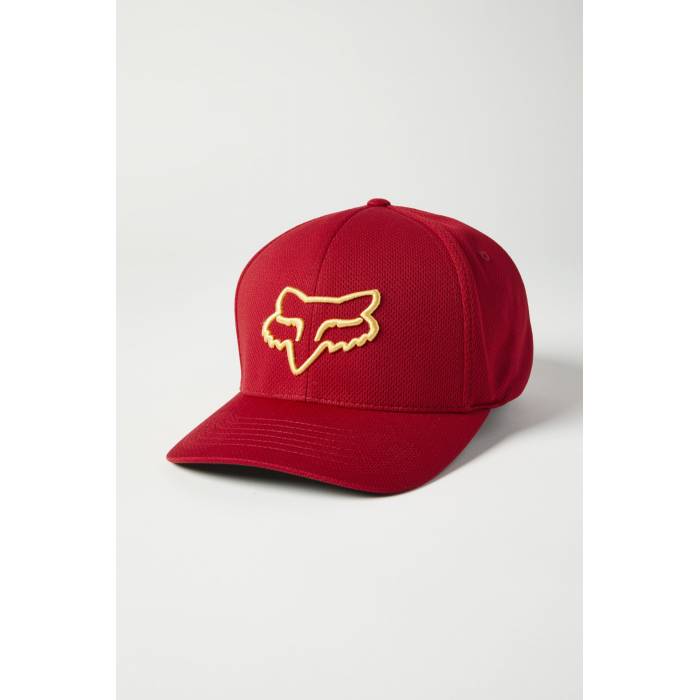 FOX Cap Lithotype | Flexfit | rot | 27088-555 FOX Cap Lithotype | Flexfit | rot | 27088-555
