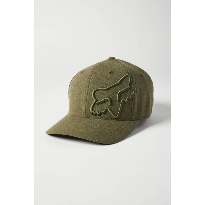 FOX Cap Clouded 2.0 | Flexfit | olivgrün | 27089-099 FOX Cap Clouded 2.0 | Flexfit | olivgrün | 27089-099
