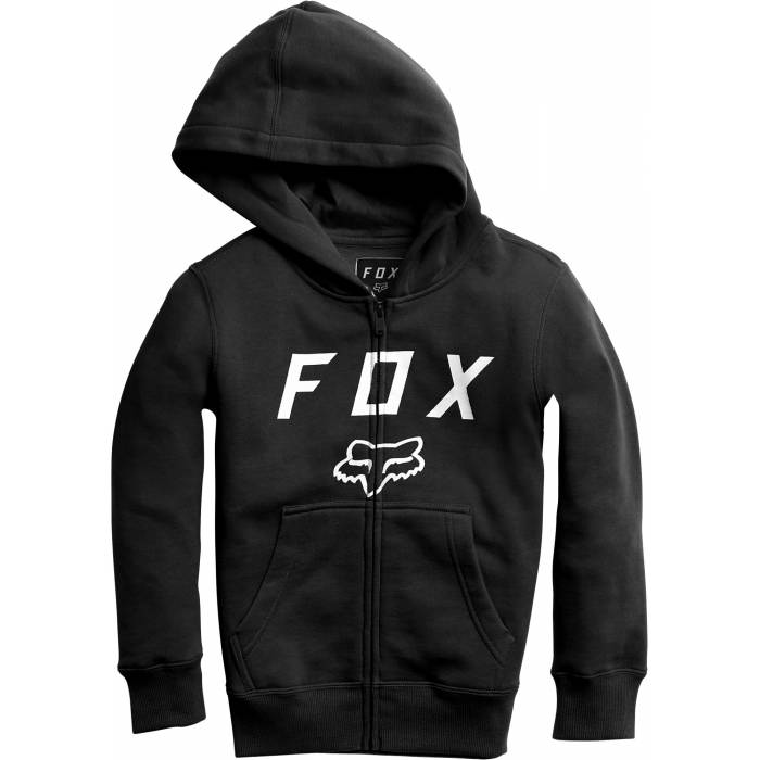 FOX Kinder Zip Hoodie Legacy Moth | schwarz | 20722-001