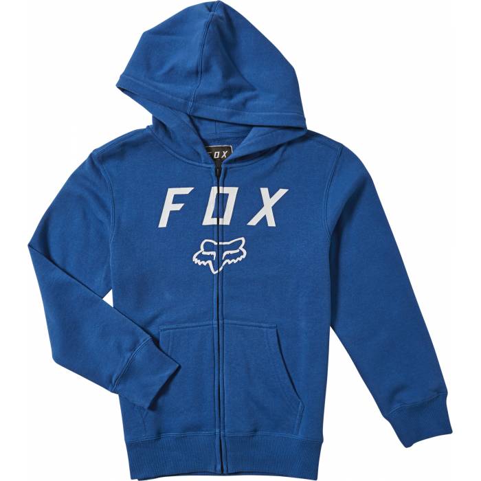 FOX Kinder Zip Hoodie Legacy Moth | blau | 20722-159 FOX Kinder Zip Hoodie Legacy Moth | blau | 20722-159