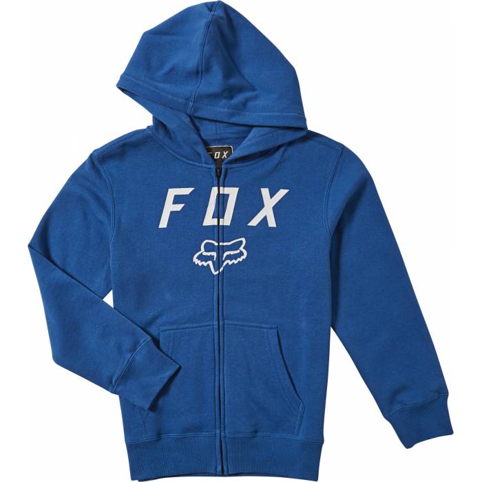 FOX Kinder Zip Hoodie Legacy Moth | blau | 20722-159