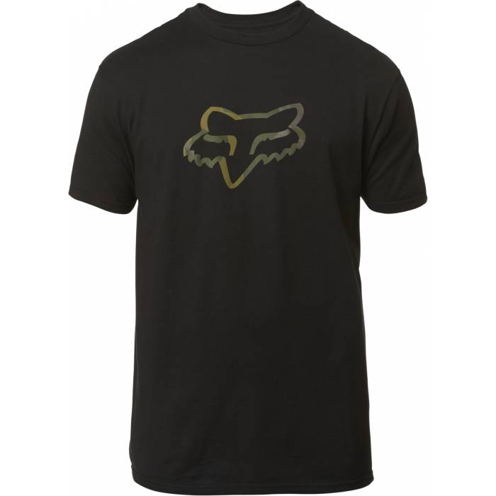 FOX Legacy T-Shirt FoxHead | schwarz camo | 24577-027 FOX Legacy T-Shirt FoxHead | schwarz camo | 24577-027