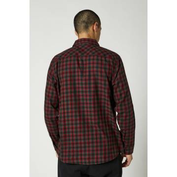 FOX Hemd Reeves Woven | rot schwarz | 26896-017 Ansicht Rückseite