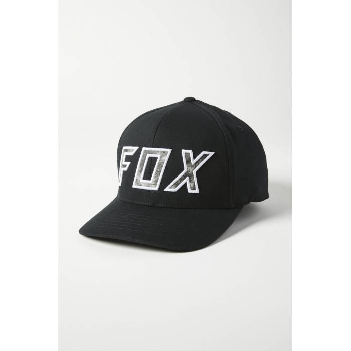 FOX Cap Down N Dirty | Flexfit | schwarz | 27090-018 FOX Cap Down N Dirty | Flexfit | schwarz | 27090-018