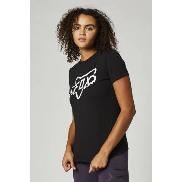 FOX Damen T-Shirt Division Tech | schwarz | 27168-001 Seitenansicht