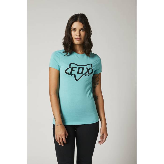 FOX Damen T-Shirt Division Tech | hellblau | 27168-176