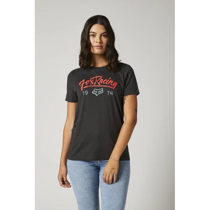 FOX Damen T-Shirt Center Stage BF | schwarz | 27163-587 FOX Damen T-Shirt Center Stage BF | schwarz | 27163-587