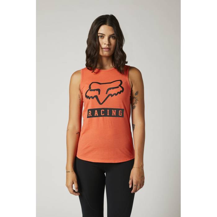 FOX Damen Tank Top Born and Raised | orange | 27134-502 FOX Damen Tank Top Born and Raised | orange | 27134-502