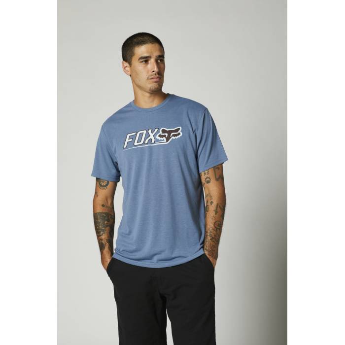 FOX Tech T-Shirt Cntro | blau | 26971-034 FOX Tech T-Shirt Cntro | blau | 26971-034