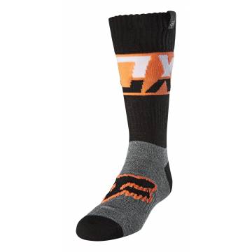 FOX Kinder MX Socken Afterburn | schwarz orange | 25901-001