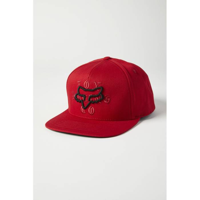 FOX Cap Top Coat | Snapback | rot | 27082-555 FOX Cap Top Coat | Snapback | rot | 27082-555
