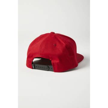 FOX Cap Top Coat | Snapback | rot | 27082-555 Ansicht Rückseite