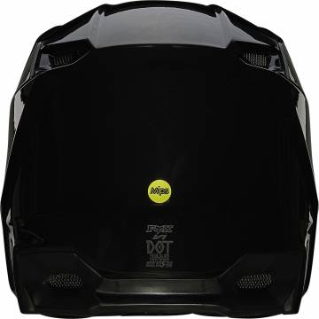 FOX V1 Motocross Helm Plaic | schwarz | 26575-001 Ansicht Rückseite
