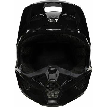FOX V1 Motocross Helm Plaic | schwarz | 26575-001 Ansicht Vorderseite