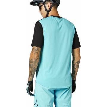 FOX MTB Jersey Ranger DR | kurzarm | hellblau | 27528-176 Ansicht Rückseite