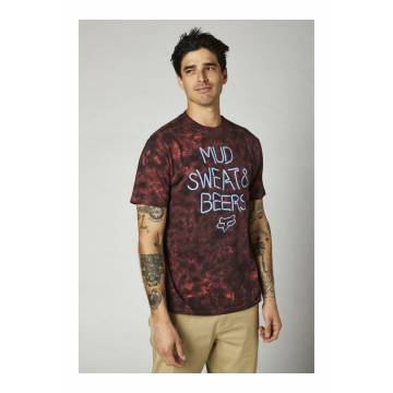 FOX Premium T-Shirt Down N`Dirty | dunkelrot schwarz | 26981-050