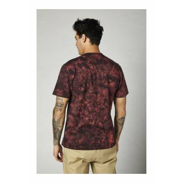 FOX Premium T-Shirt Down N`Dirty | dunkelrot schwarz | 26981-050 Ansicht Rückseite