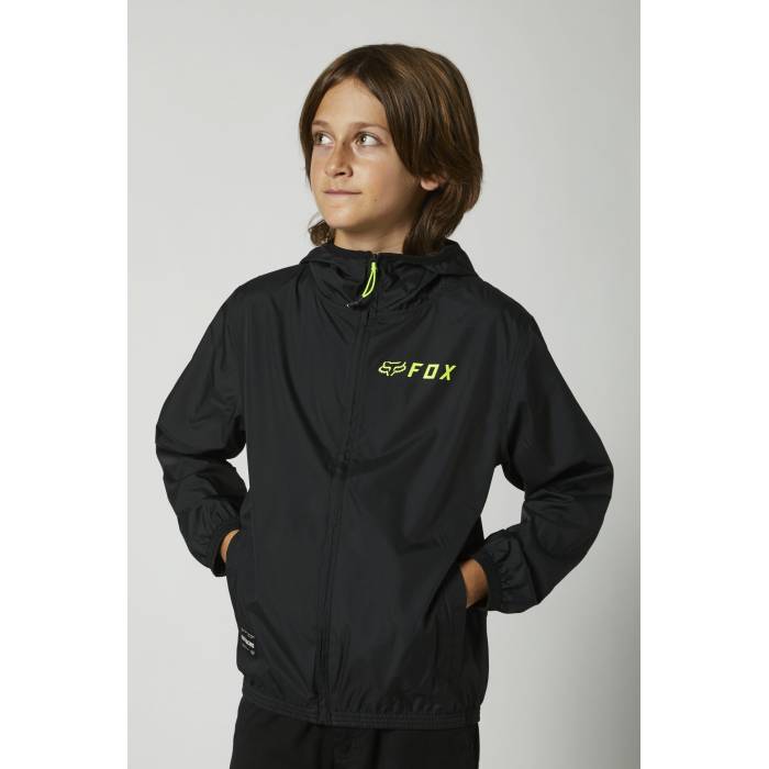 FOX Kinder Windbreaker Glassed | schwarz | 27233-001