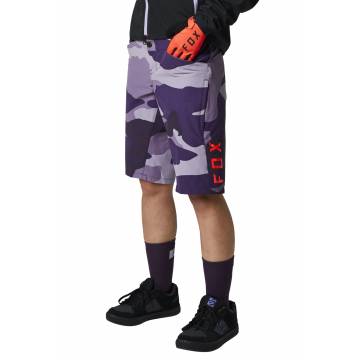 FOX MTB Damen Hose Ranger | kurz | violett camo | 27531-367 Ansicht Taschen