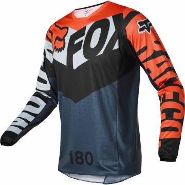 FOX 180 Jersey Trice | grau orange | 26728-230