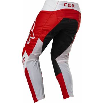 FOX 180 Kinder Motocross Hose Lux | rot weiß | 28183-110 Ansicht Rückseite
