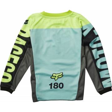 FOX 180 Kids Jersey Trice | grau blau | 28188-176 Ansicht Rückseite