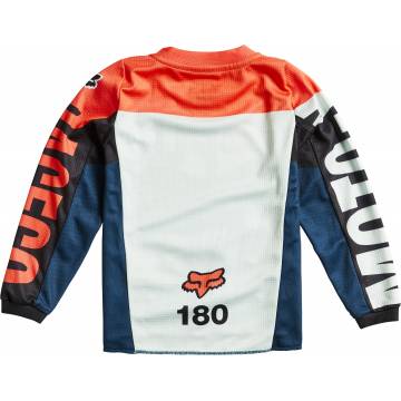 FOX 180 Kids Jersey Trice | grau orange | 28188-230 Ansicht Rückseite