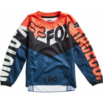 FOX 180 Kids Jersey Trice | grau orange | 28188-230
