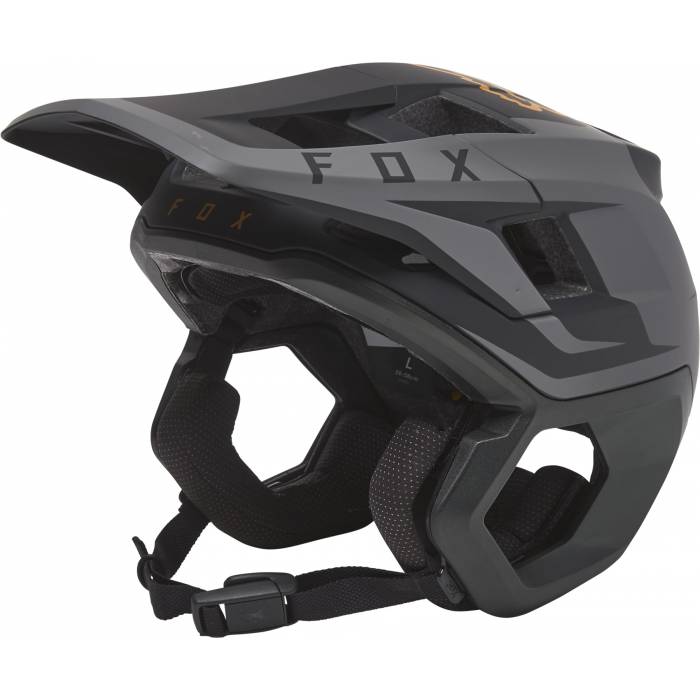 FOX Dropframe Pro MTB Helm | hell-/dunkelgrau | 28420-595 FOX Dropframe Pro MTB Helm | hell-/dunkelgrau | 28420-595