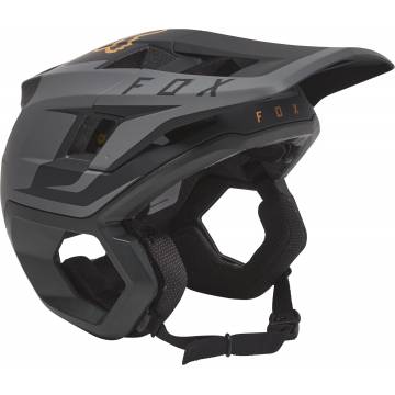 FOX Dropframe Pro MTB Helm | hell-/dunkelgrau | 28420-595 Black Gold