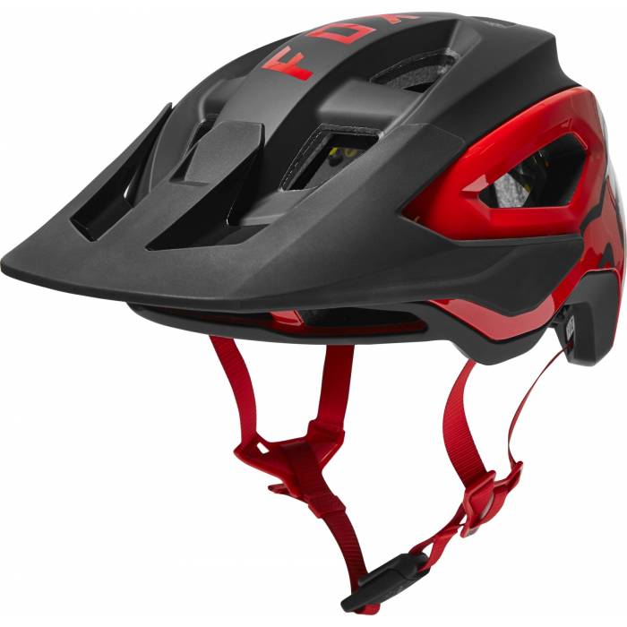 FOX Speedframe Pro MTB Helm | schwarz rot | 26801-017 Größe M
