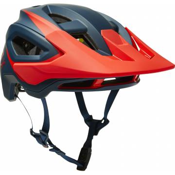 FOX Speedframe Pro MTB Helm | dunkelblau orange | 27505-203 Halbschalenhelm