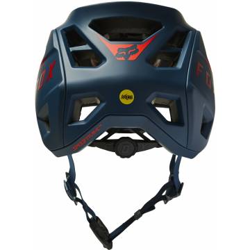 FOX Speedframe Pro MTB Helm | dunkelblau orange | 27505-203 Größe M