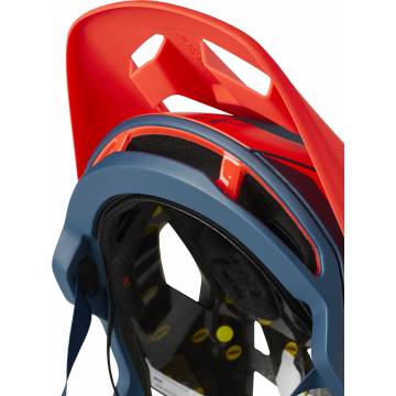 FOX Speedframe Pro MTB Helm | dunkelblau orange | 27505-203 Größe L
